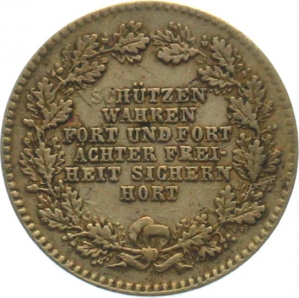 Ohne Jahrgang - Sitzende Helvetia - Jeton Messing